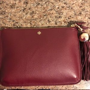 Tory Burch Tassel crossbody Imperial Garnett